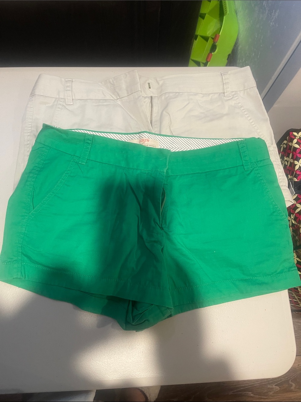 J.crew Women’s Green Cotton Shorts